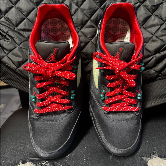 - Clot x Air Jordan 5 Low "Jade" size 10.5 - Picture 6 of 8